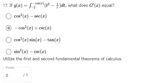 = f1""'2(3t3 413+ 6)dt, then Fix/i] equals what? O zsx/E 22 O