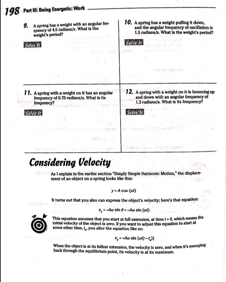 that the force on a spring in simple harmonic motion is proportional