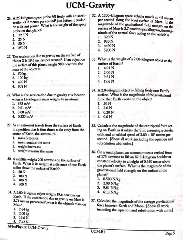 7.00 kg 7.00 kg Earth's surface? -2.00 m- 1. 638 N 2.