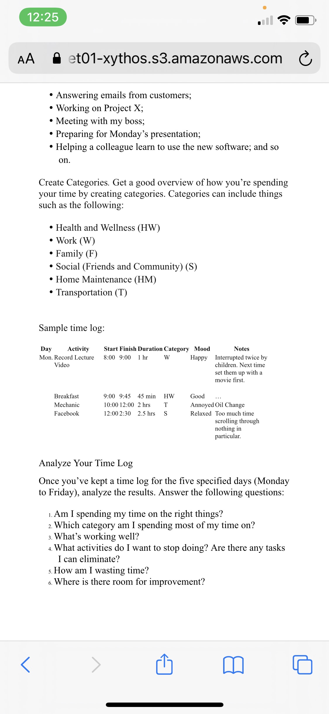  Answer this question. may AA 3 et01-xythos.s3.amazonaws.com C - Answering emails