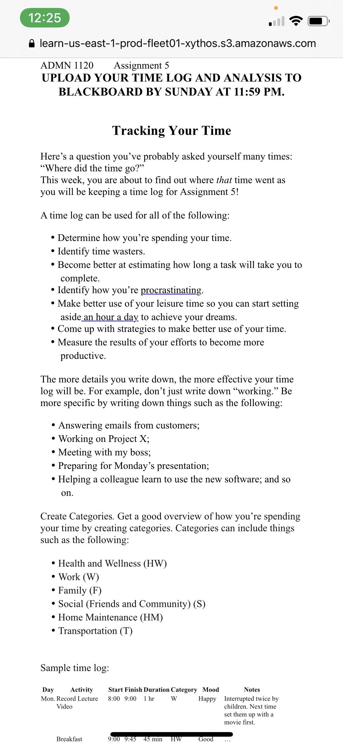 the new software; and so on. Create Categories. Get a good overview