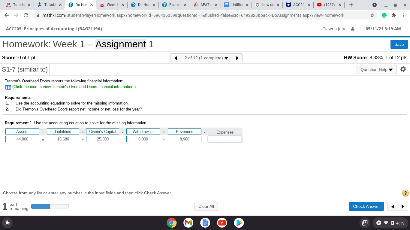  Can you help me understand how to solve this equation? A