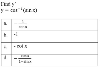 are choices below, thank you so much! Find y" y = cot*(3x)
