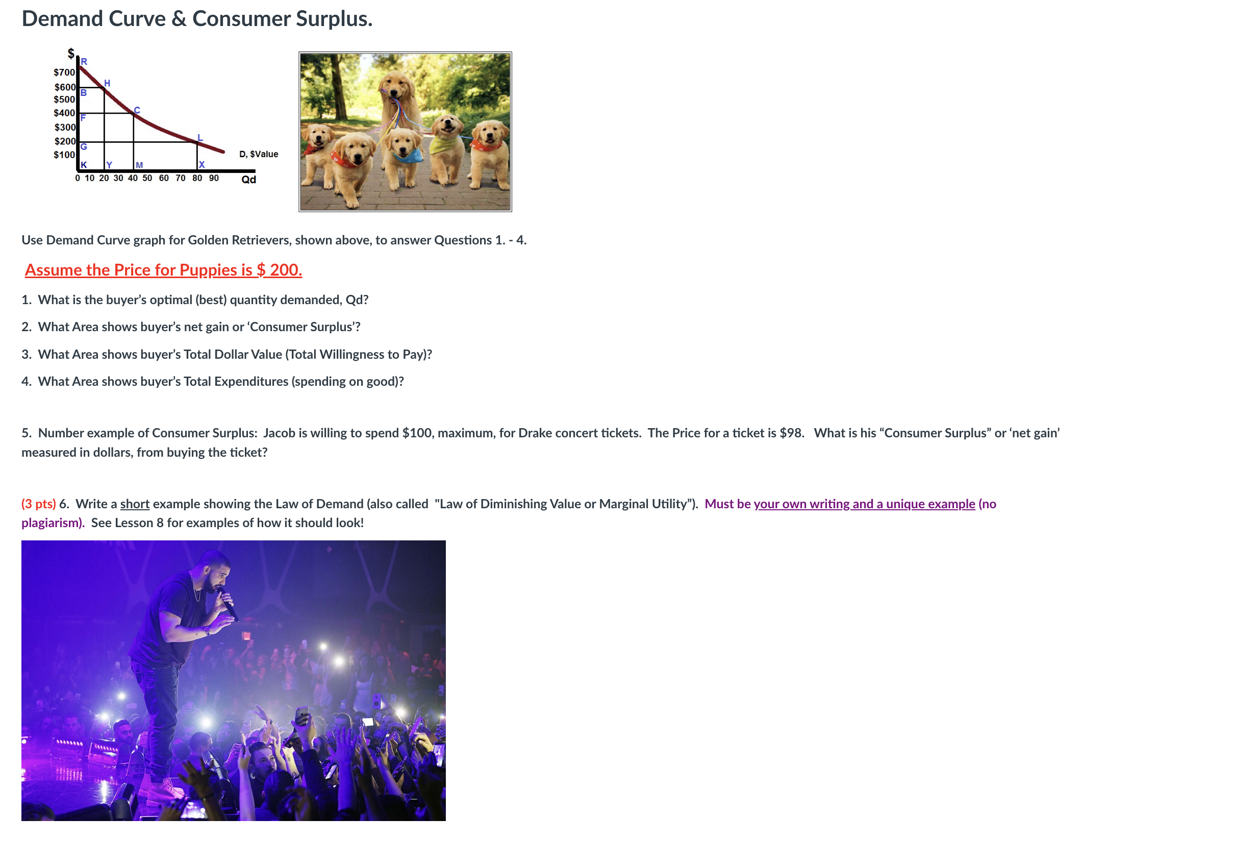50 6|) 70 30 90 ad Use Demand Curve graph for Golden