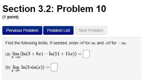 Previous Problem Problem List Next Problem Algebraically find the inverse function of