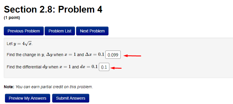 of f and fare reflections about the line.Section 3.2: Problem 10 (1