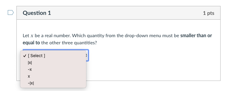 menu must be smaller than or equal to the other three quantities?
