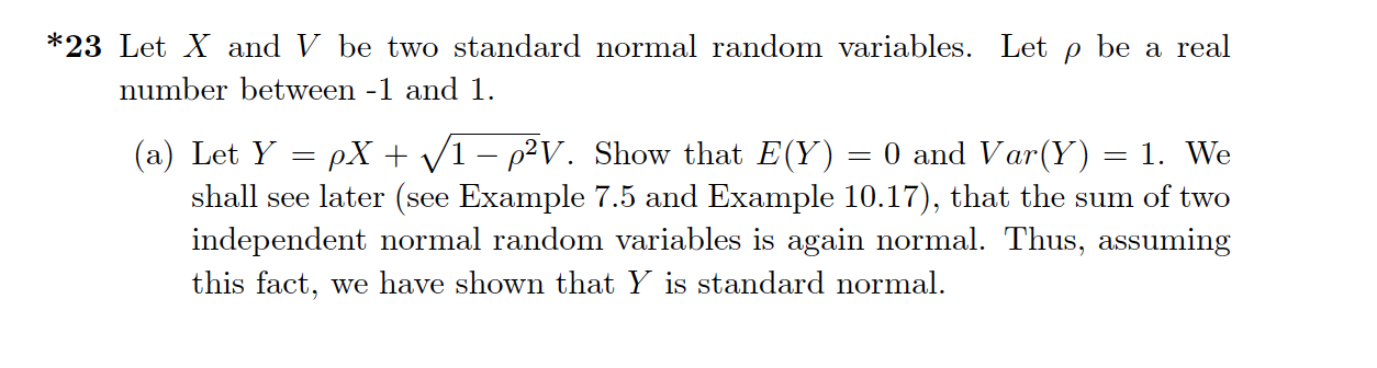 Let ,0 be a real number between 1 and 1. (a) Let