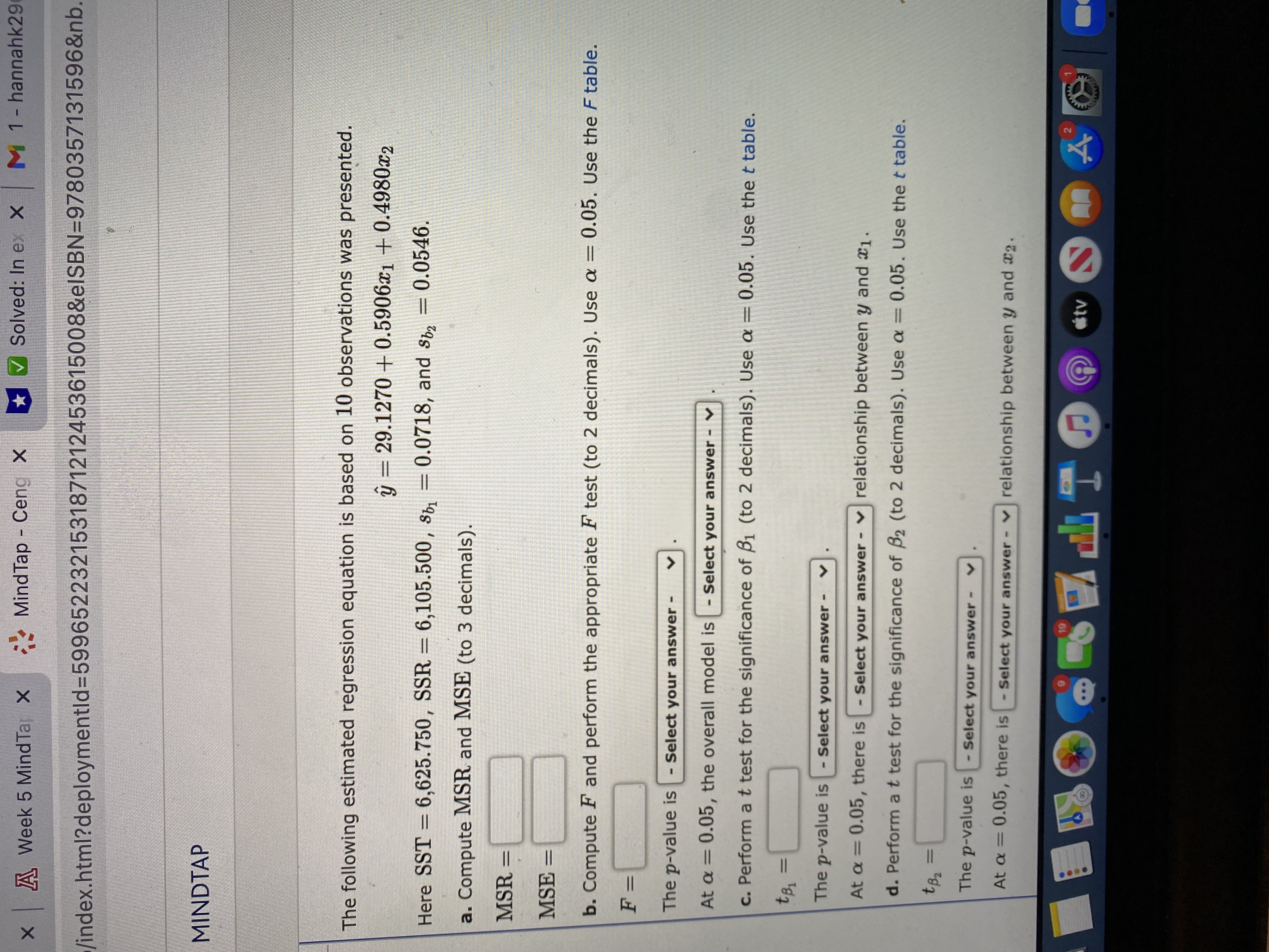  X A Week 5 MindTar X MindTap - Ceng x Solved: