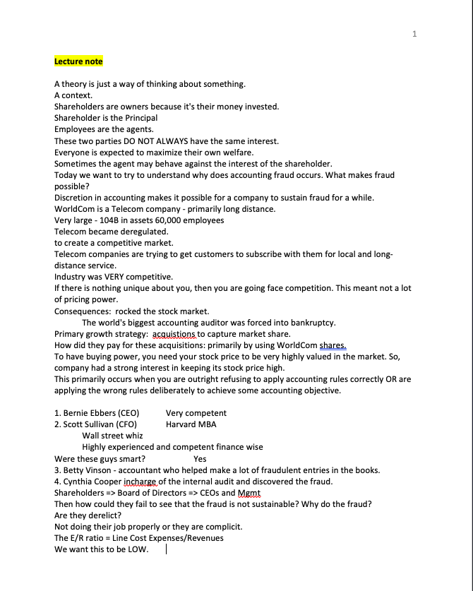 on the extent to which the failure/success of the company ultimately depended