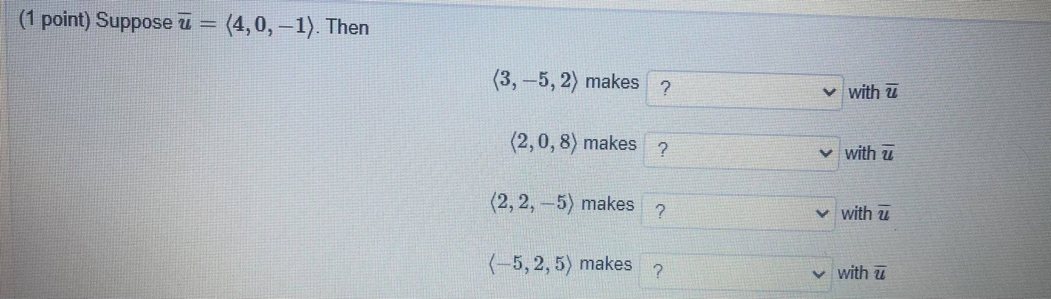 0) is ? to uPrevious Problem Problem List Next Problem (1 point)