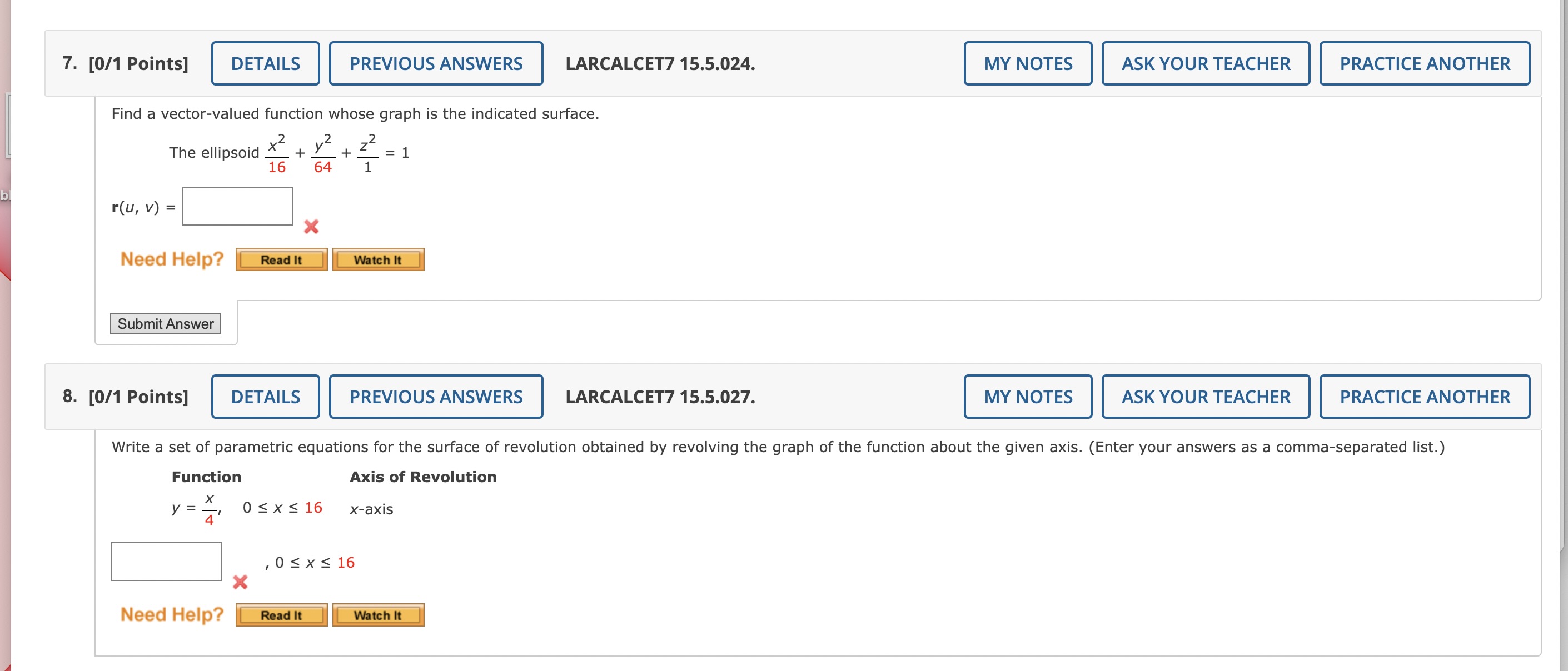 will leave good review. 4. [-/1 Points] DETAILS LARCALCET7 15.5.017. MY NOTES