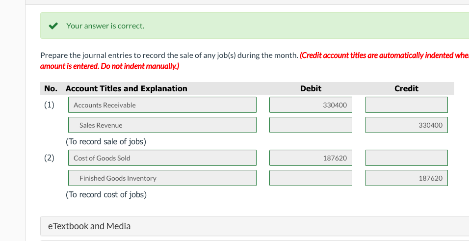 January 1, Job 49 had been completed at a cost of $106,200