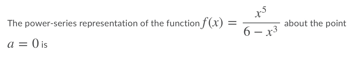 48y = 0, x > 0? Oa.x9 Ob. x- 8 Oc.x6 Od.x-9
