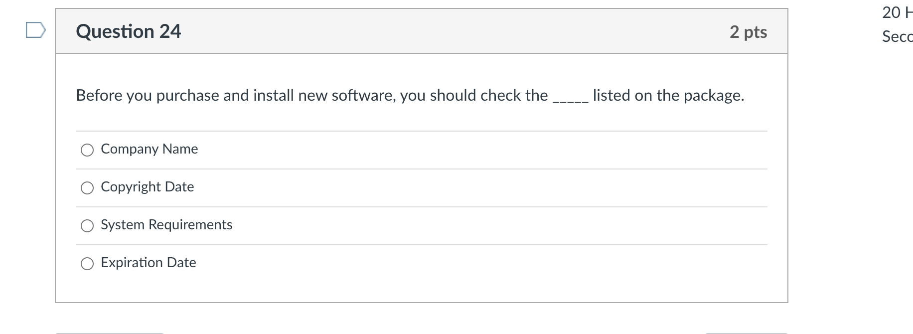 it is illegal to copy software. 0 Copyright 0 License 0 Software