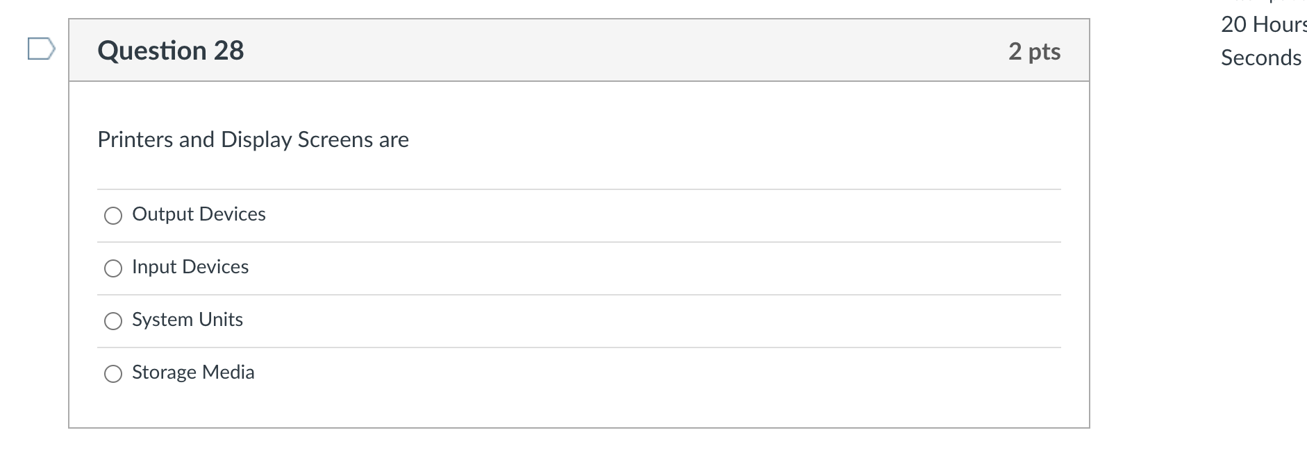 20 H D Question 24 2 pts Seco Before you purchase and