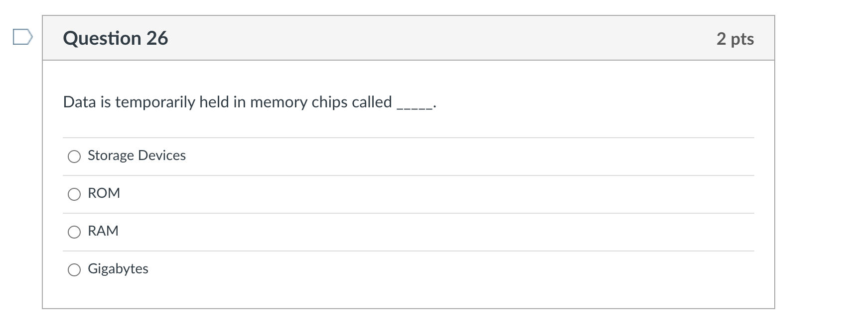 0 Input Devices 0 Software 0 Storage Devices 2 pts In k1