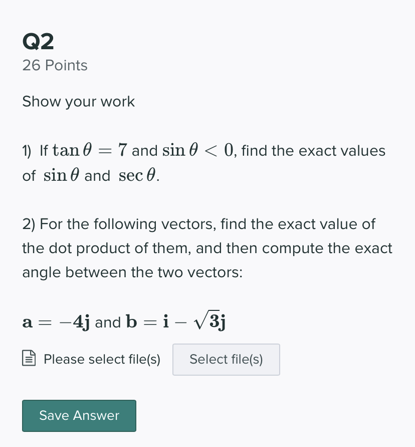 URGENT PLEASE NEED HELP BEFORE 11 PMPLEASE DO BOTH Q2 26