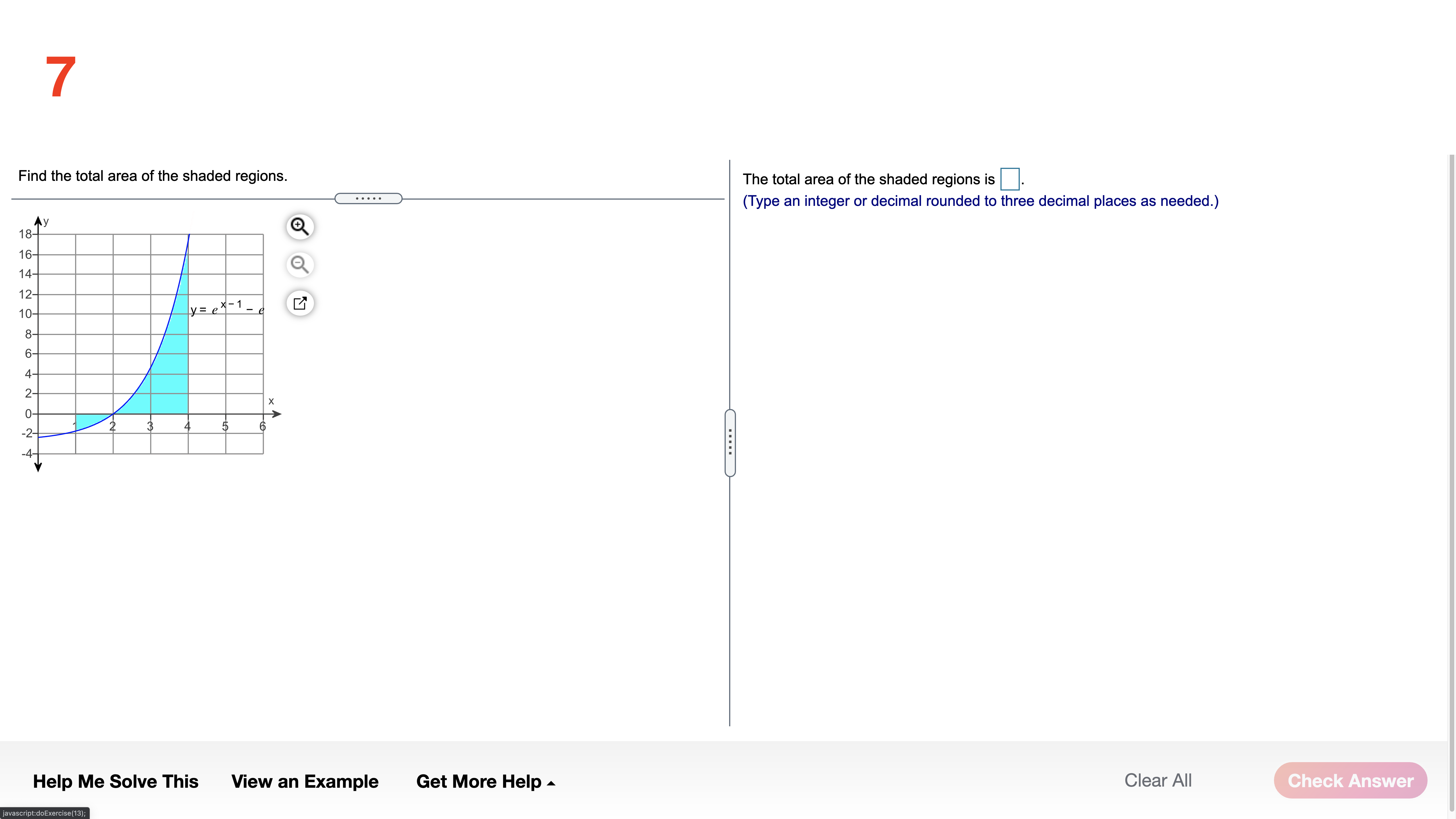 approximates a definite integral using rectangles. The height of each rectangle is