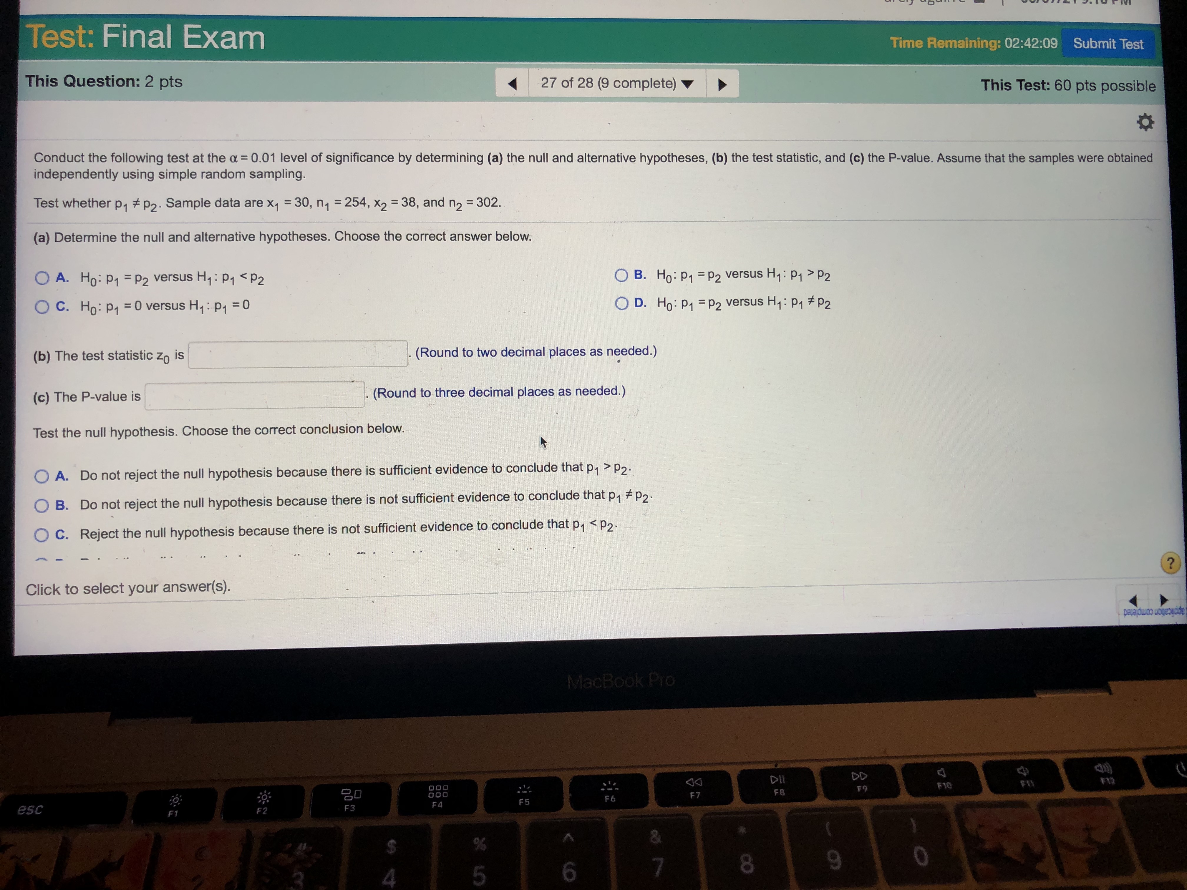 decimal places as needed.) O A. Yes, the variables commute time and