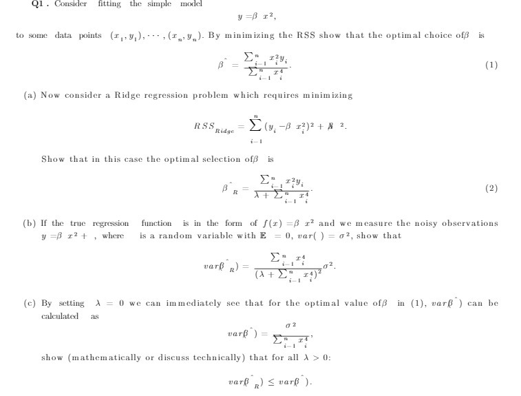 some data points (x , y, ), -.. . (x , y,).