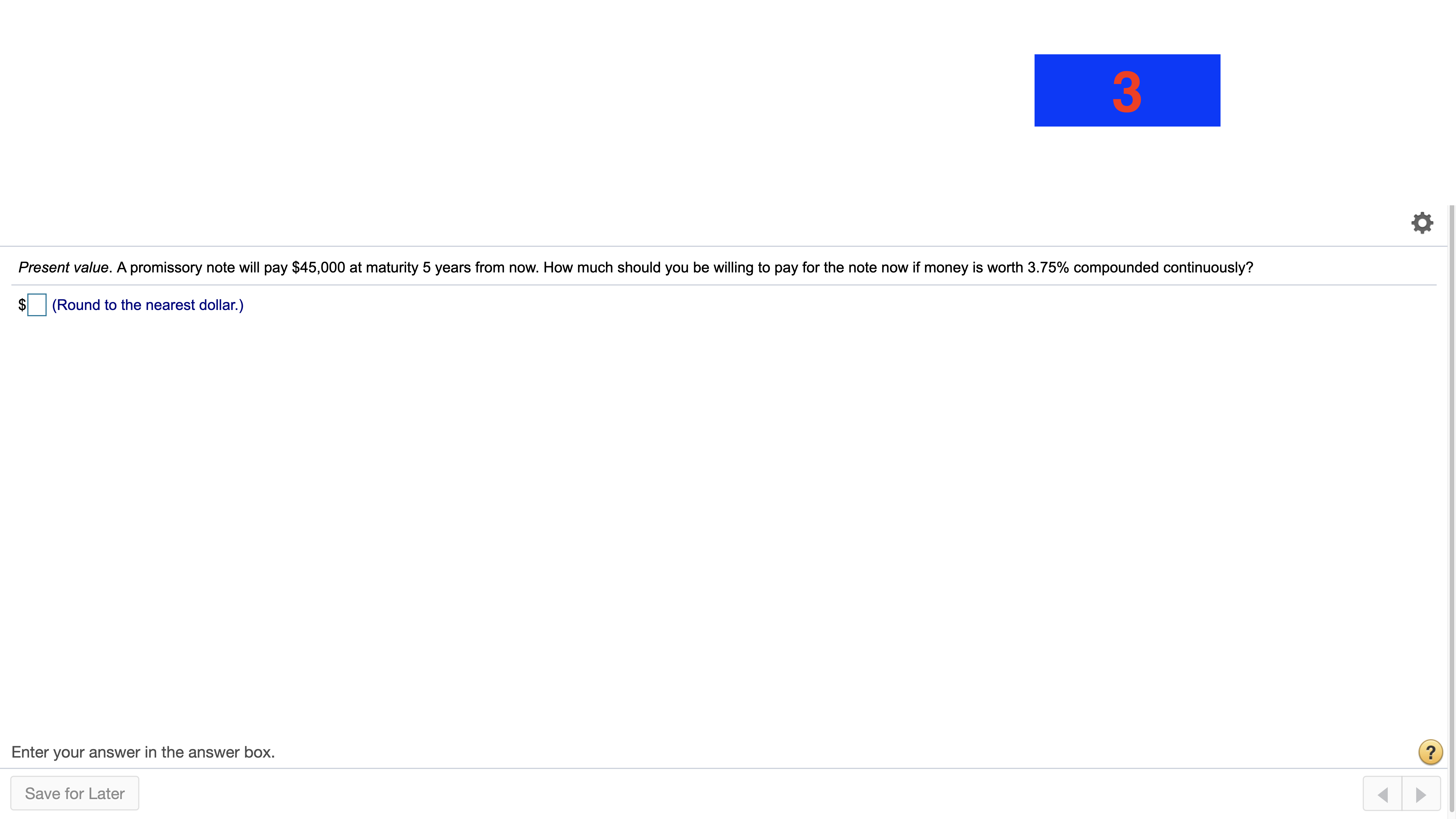 t to two decimal places. 7= e 0.08t (Do not round until