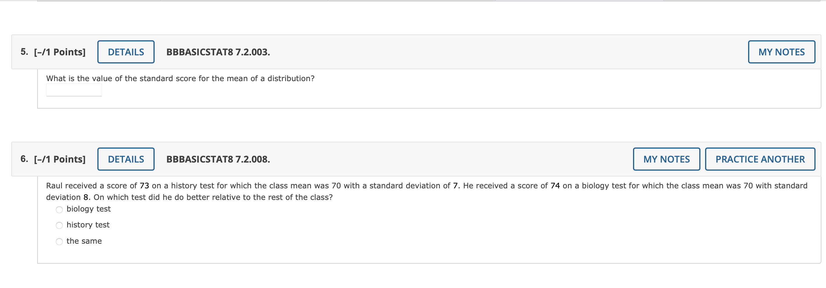 35 37 3. [-/6 Points] DETAILS BBBASICSTAT8 7.1.005. MY NOTES (a) What