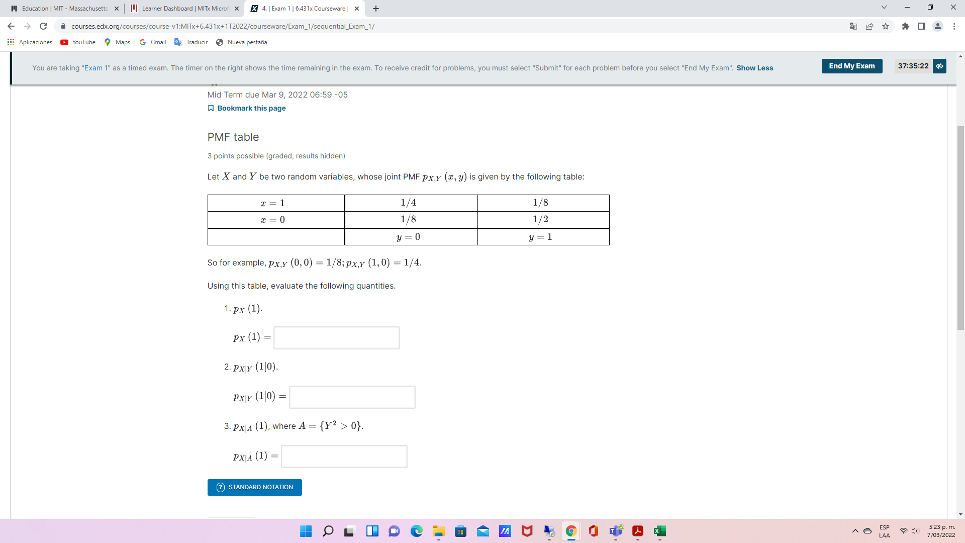  I'll Education | MIT - Massachusetts x | | Learner Dashboard