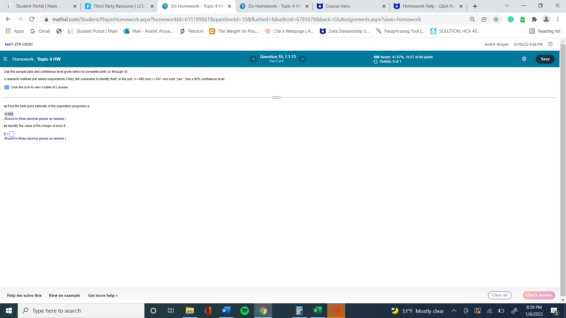  Student Portal | Main * Third Party Resource | LCS L