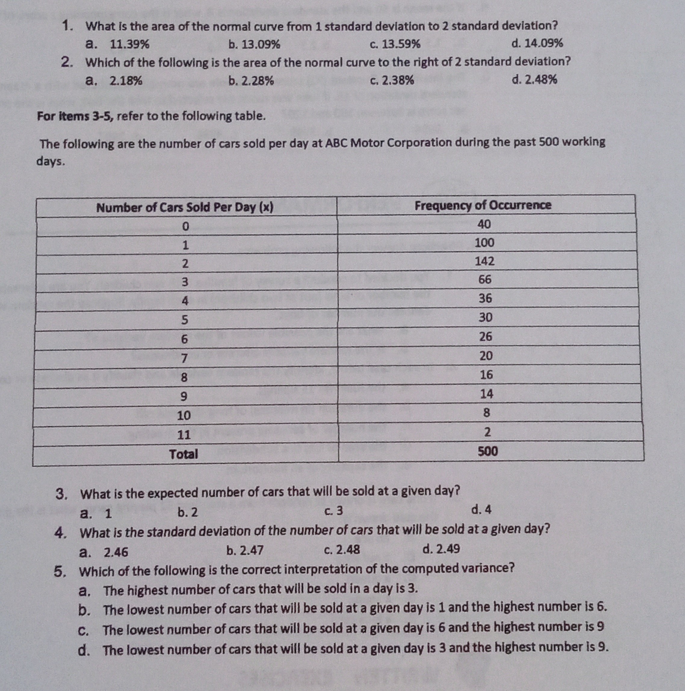  Please help me answer these two activities(1).SUBJECT: STATISTICS AND PROBABILITYLESSON: MEAN