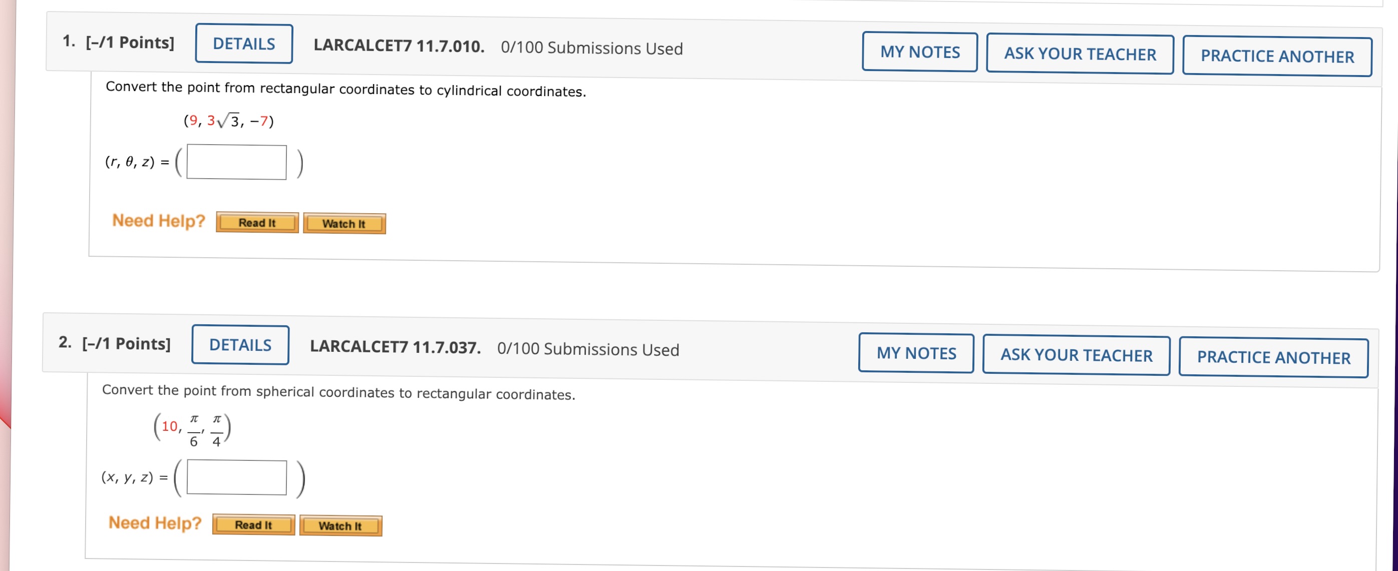 you, will leave good review ? 1. [-/1 Points] DETAILS LARCALCET7 11.7.010.