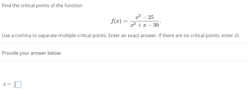 m are the inection points? Enter answer using exact values, and separate