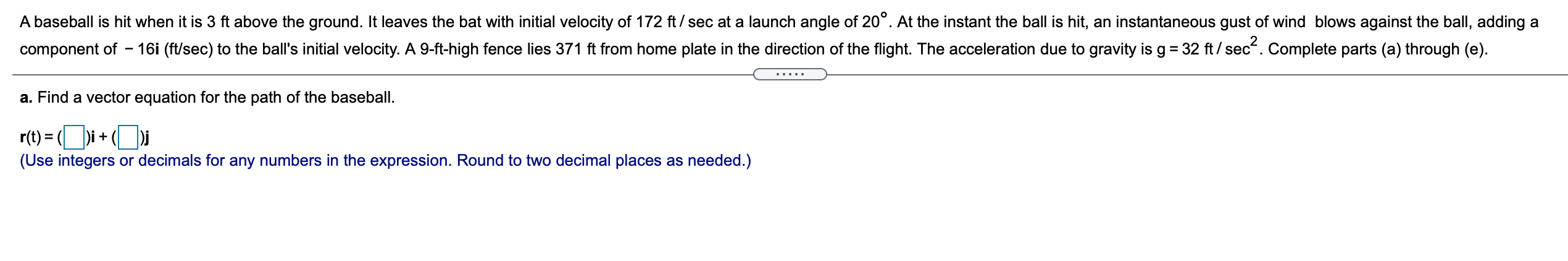 it is 3 ft above the ground. It leaves the bat with