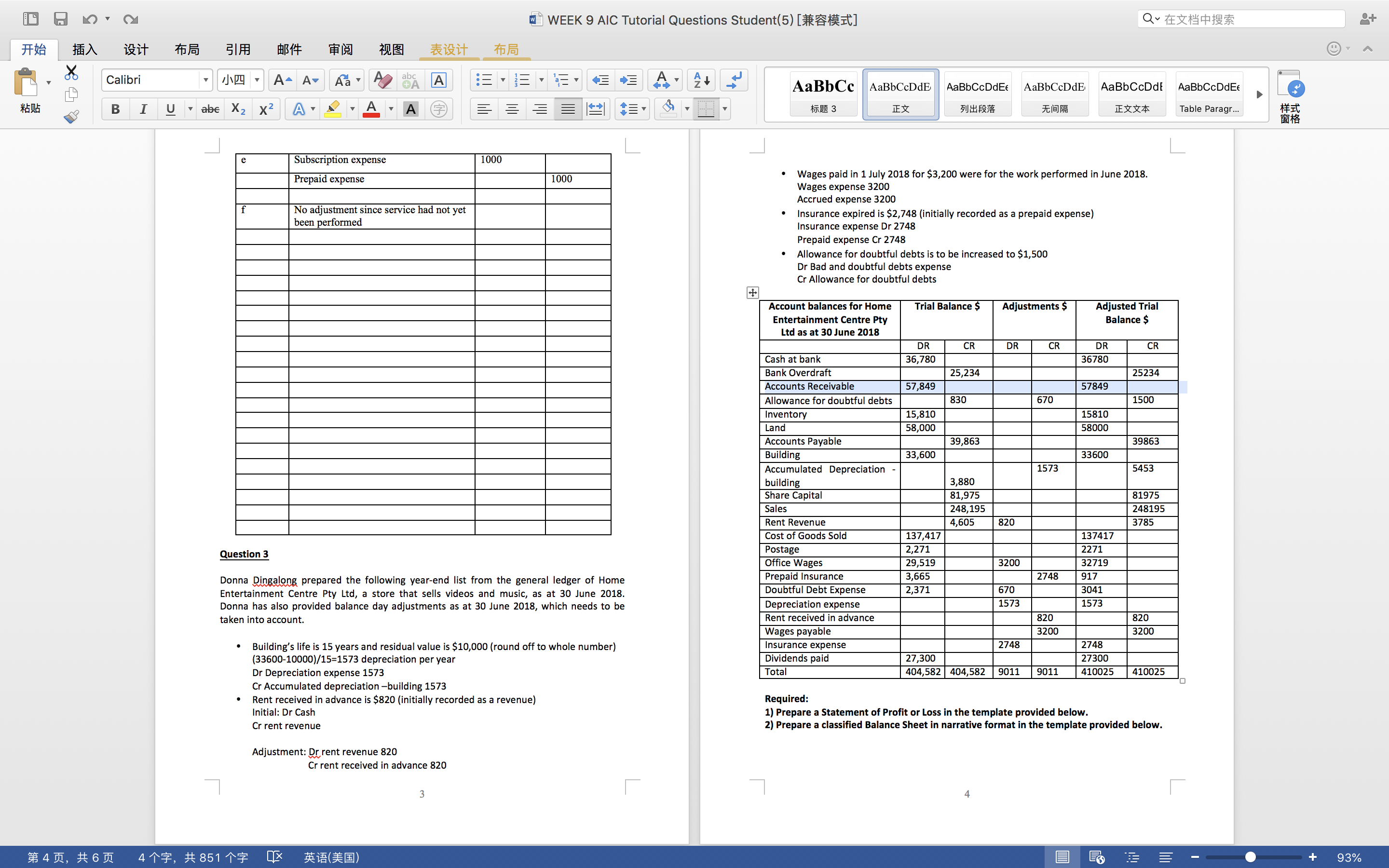  WEEK 9 AIC Tutorial Questions Student(5) [It] ifit #3 14 xikit