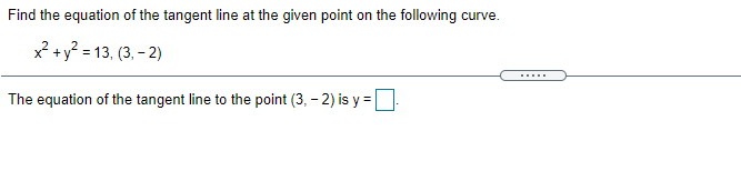 2) is y =