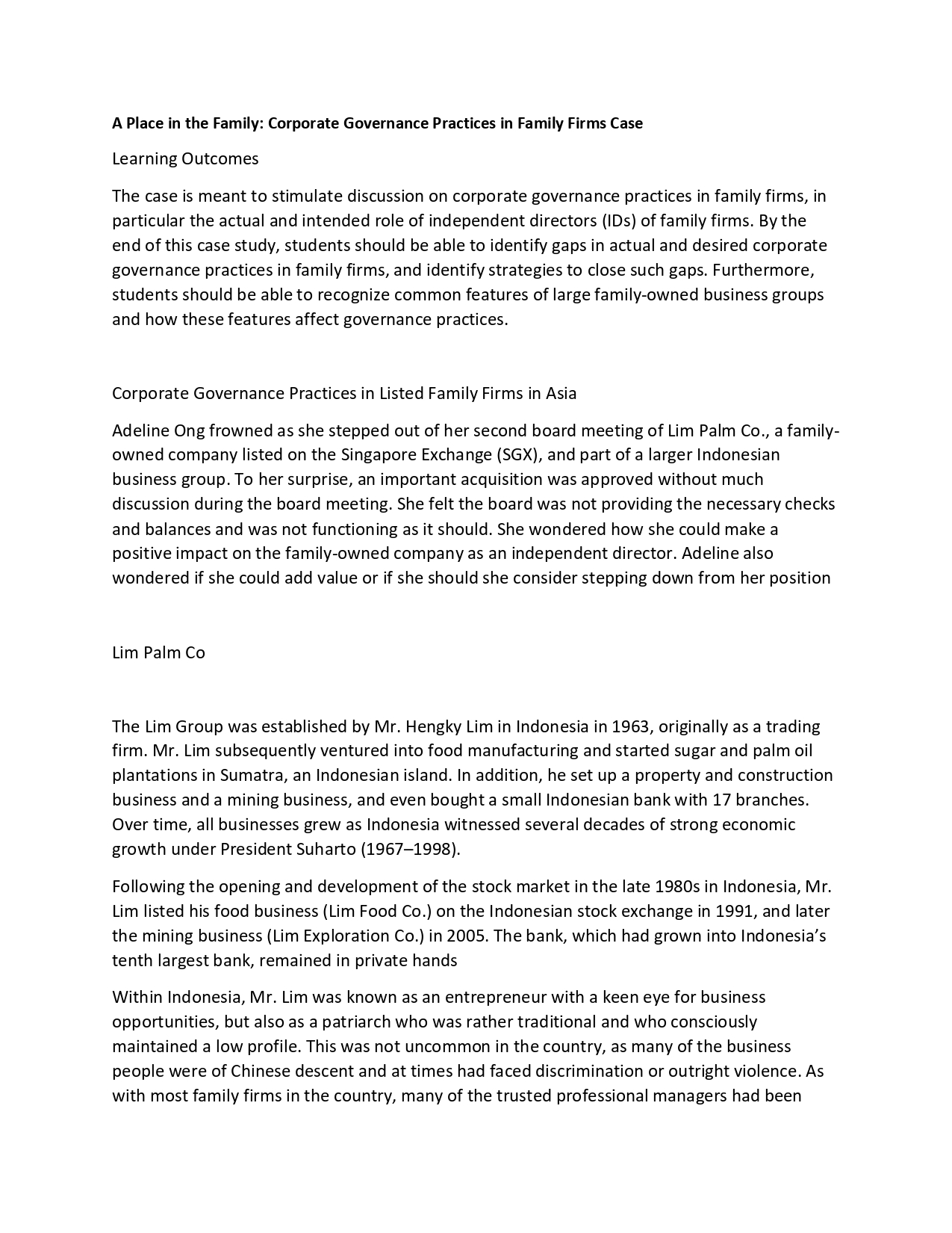  Hi, i need help with his assignment.Read the case "A Place