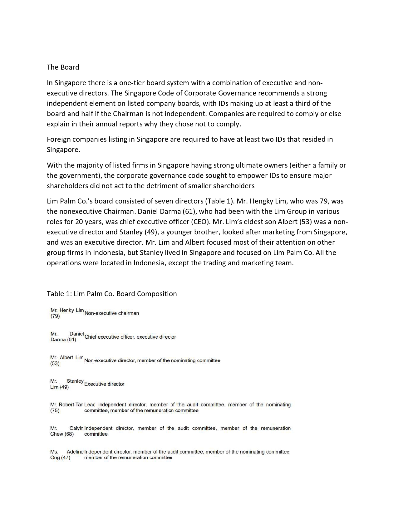corporate governance practices in family rms, and identify strategies to close such