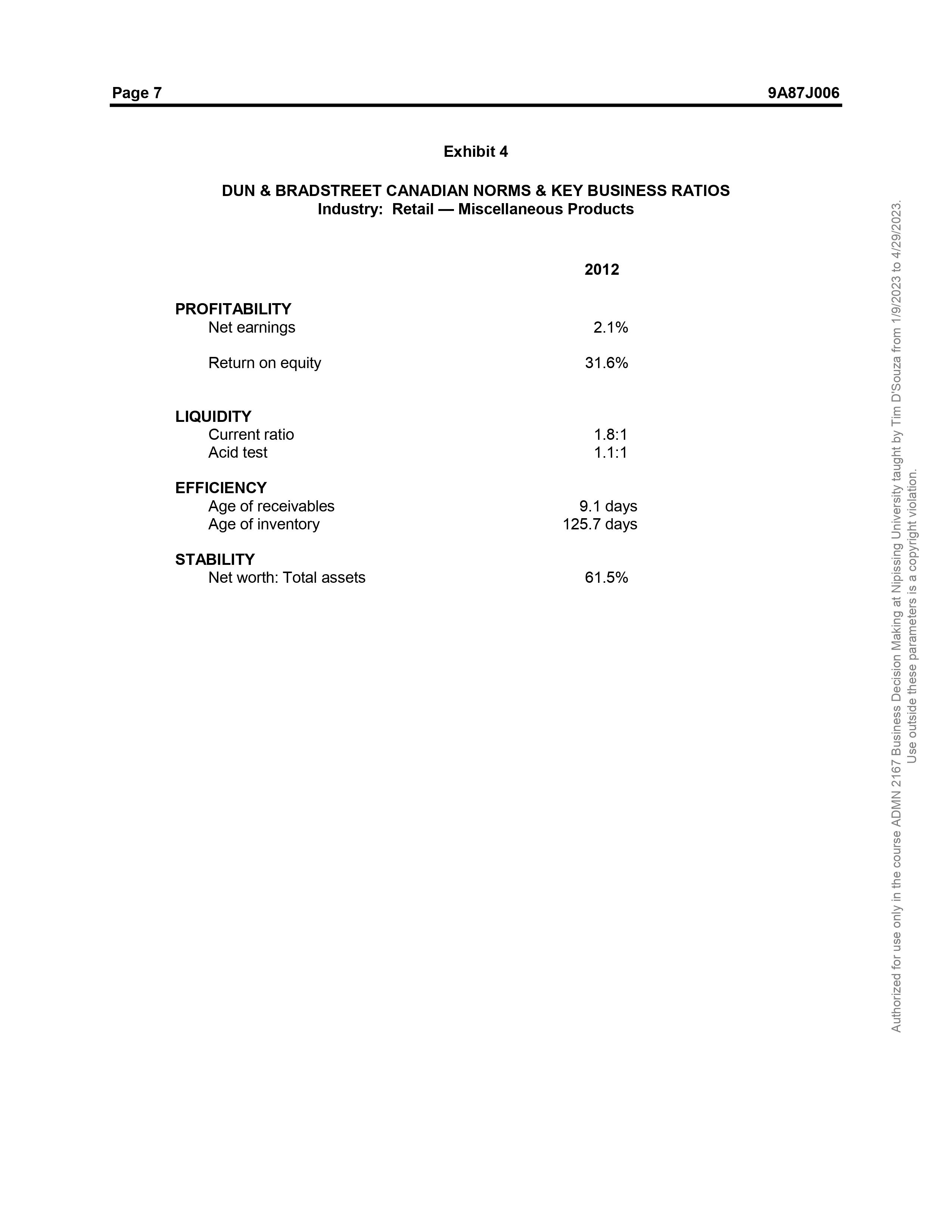 Bank of Ontario. She was addressing Paul Mackay, sole proprietor of Lawsons,