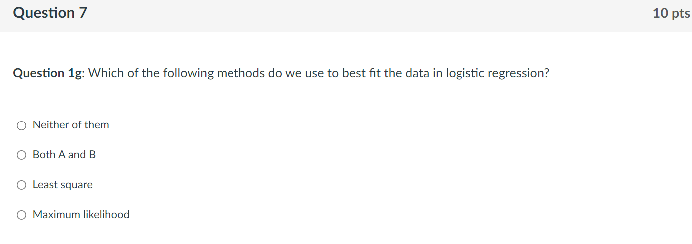 5 pts Question 1b: Which of the following examples is NOT a