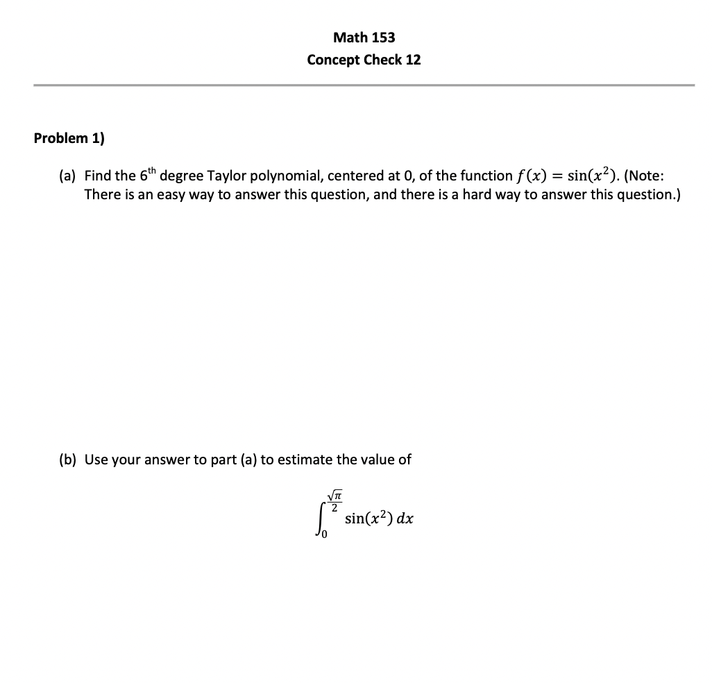 (Note: There is an easy way to answer this question, and there