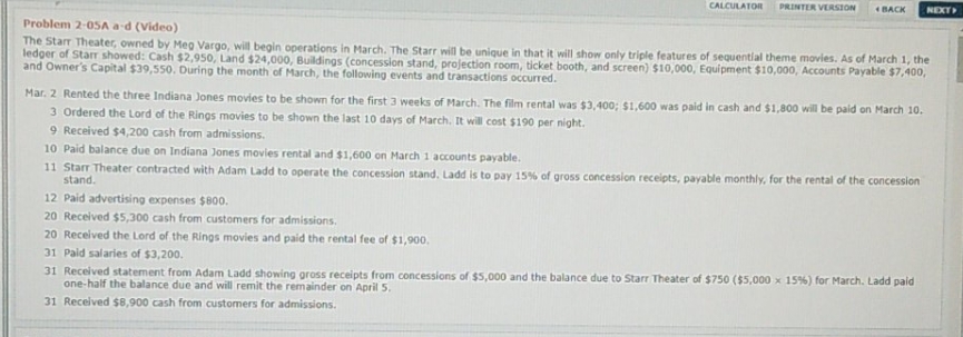  can you help me with this CALCULATOR PRINTER VERSION BACK NEXTP