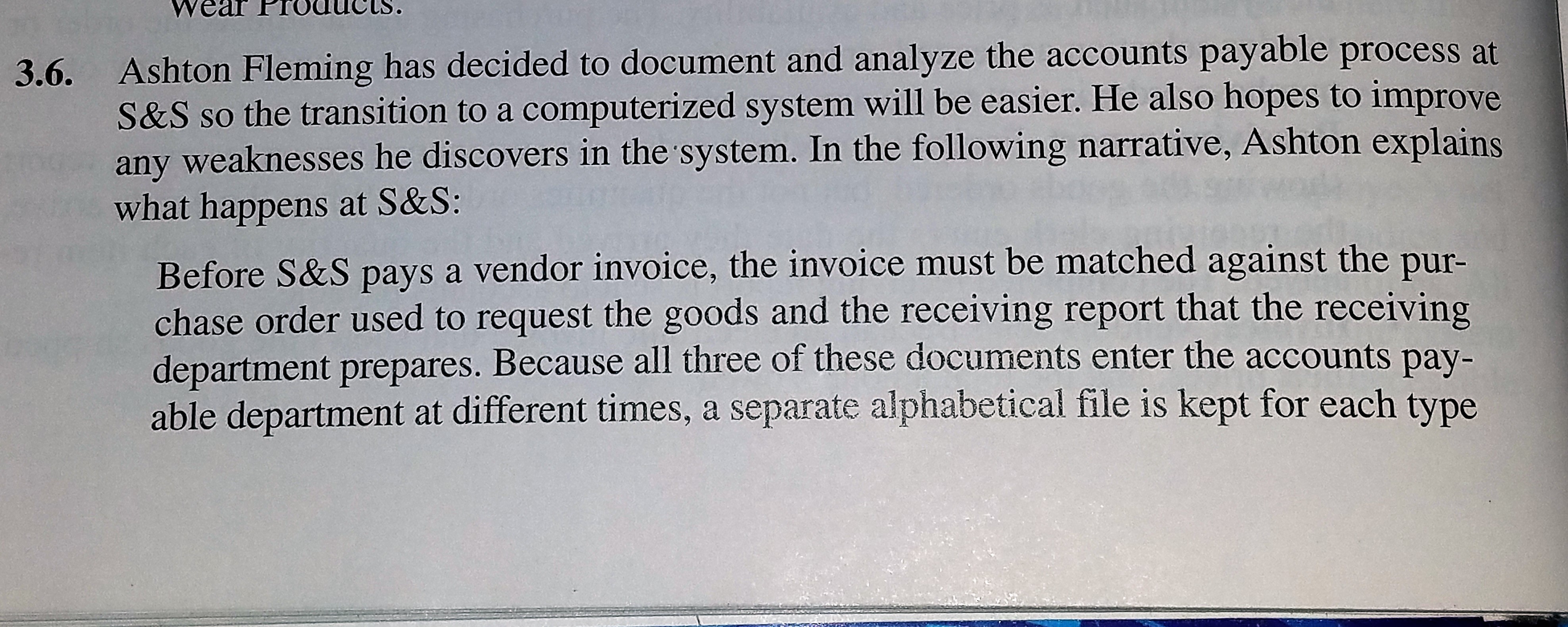 Accounting Information Systems ClassPrepare a 3 flowcharts for Ashton Fleming Problem
