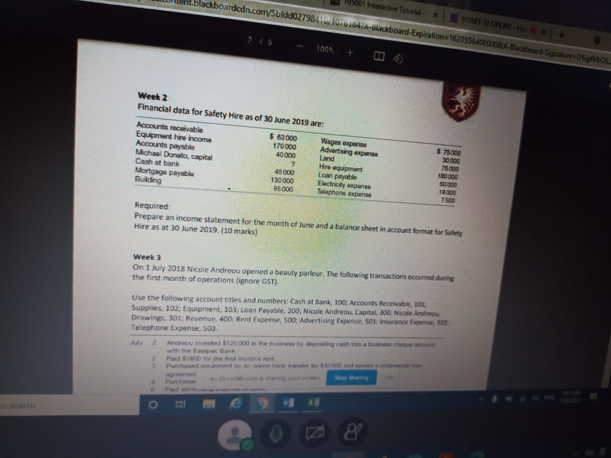 * HI5001-52 ONLINE - Har C X tentblackboardedn.com//5bidd0279840 10room.-blackboard-Expiration-16203564000008X-Blackboard-Signature=D1ig4VbOS + Week 2