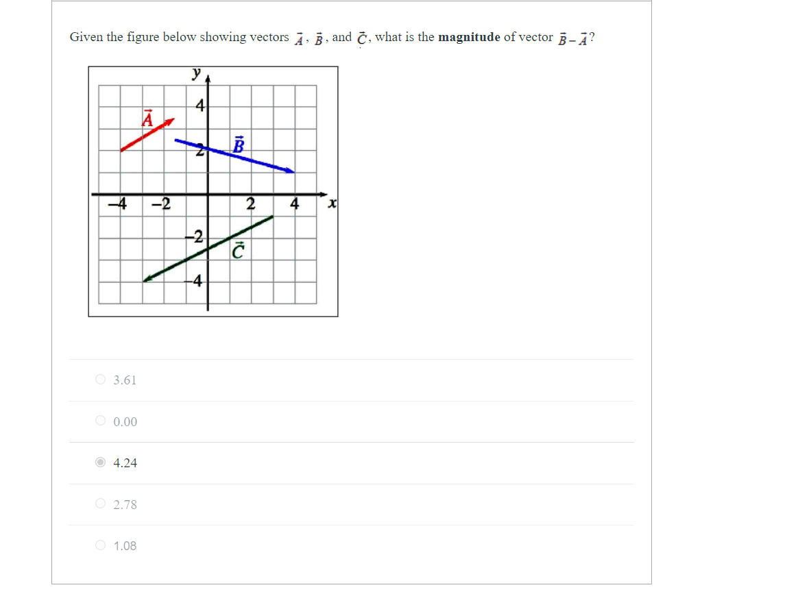 from the other three masses shown? A B y C (D X
