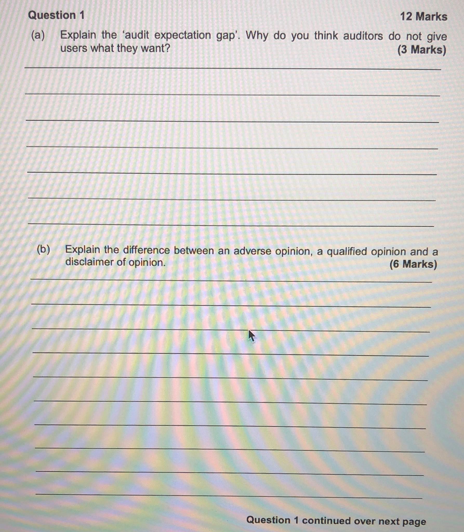 Accountants identifies five key threats to below. audit independence. Ten examples of