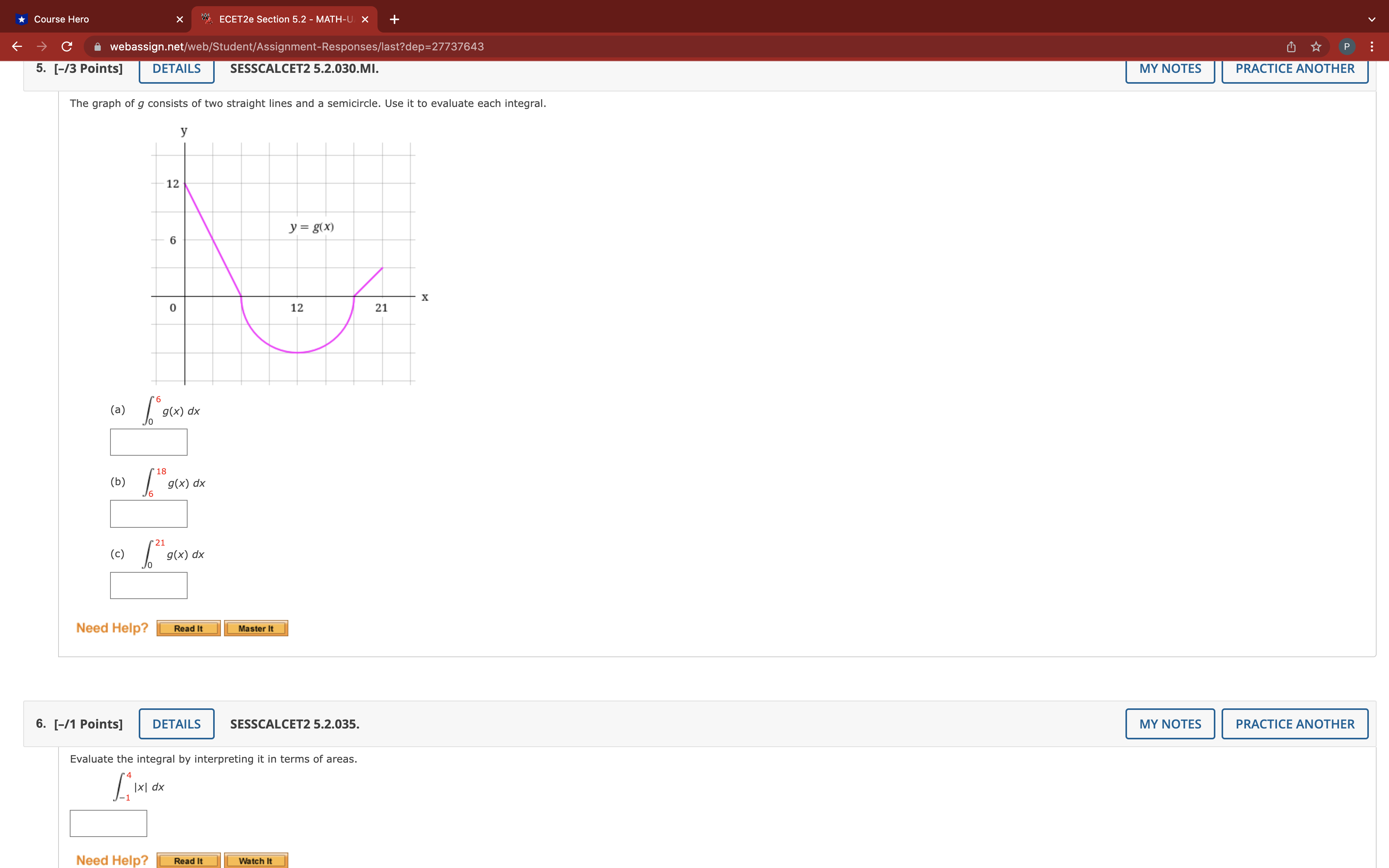  *Course Hero " ECET2e Section 5.2 - MATH-U X + >