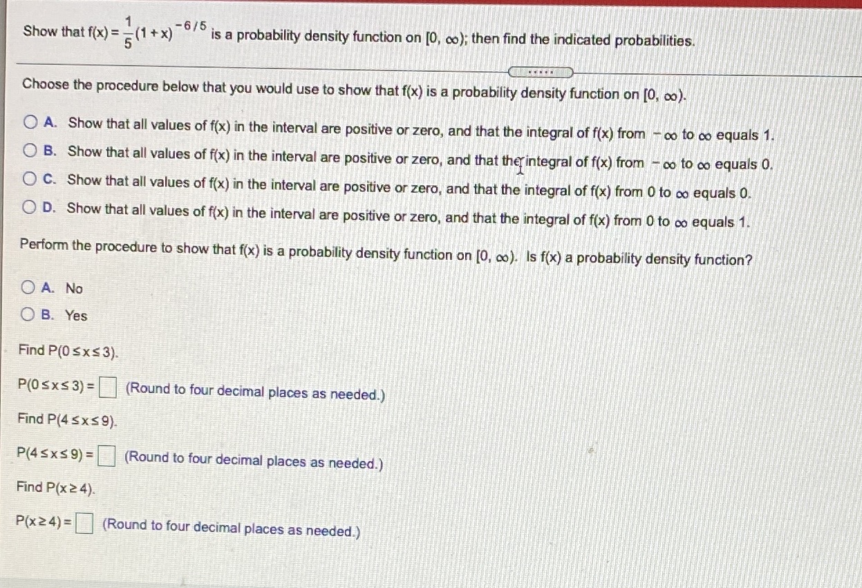 Show that f(x) = = (1 + x) " is a