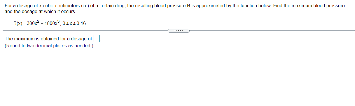 is a single value, NOT an ordered pair.) The absolute minimum value