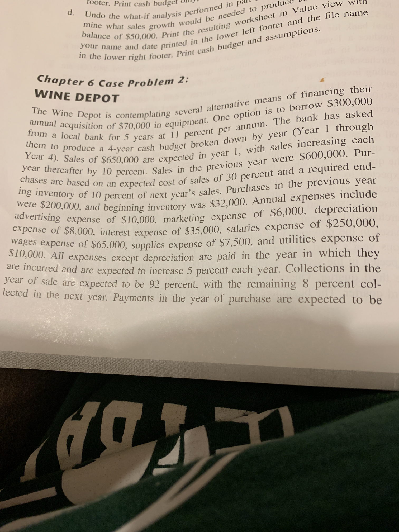 - if analysis performed in pall mine what sales growth would be