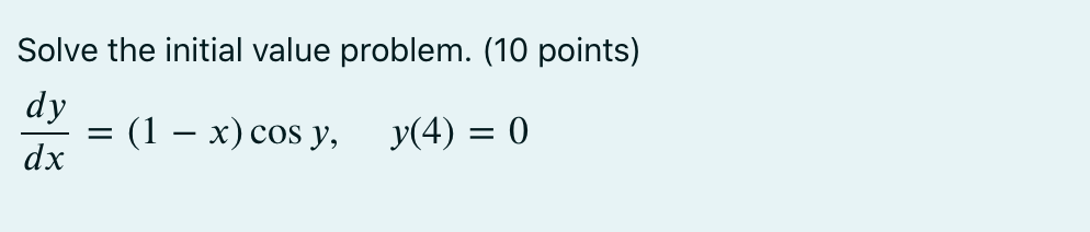 (10 points) x 2 dx (9x2 - 4) 5/2Find the partial fraction